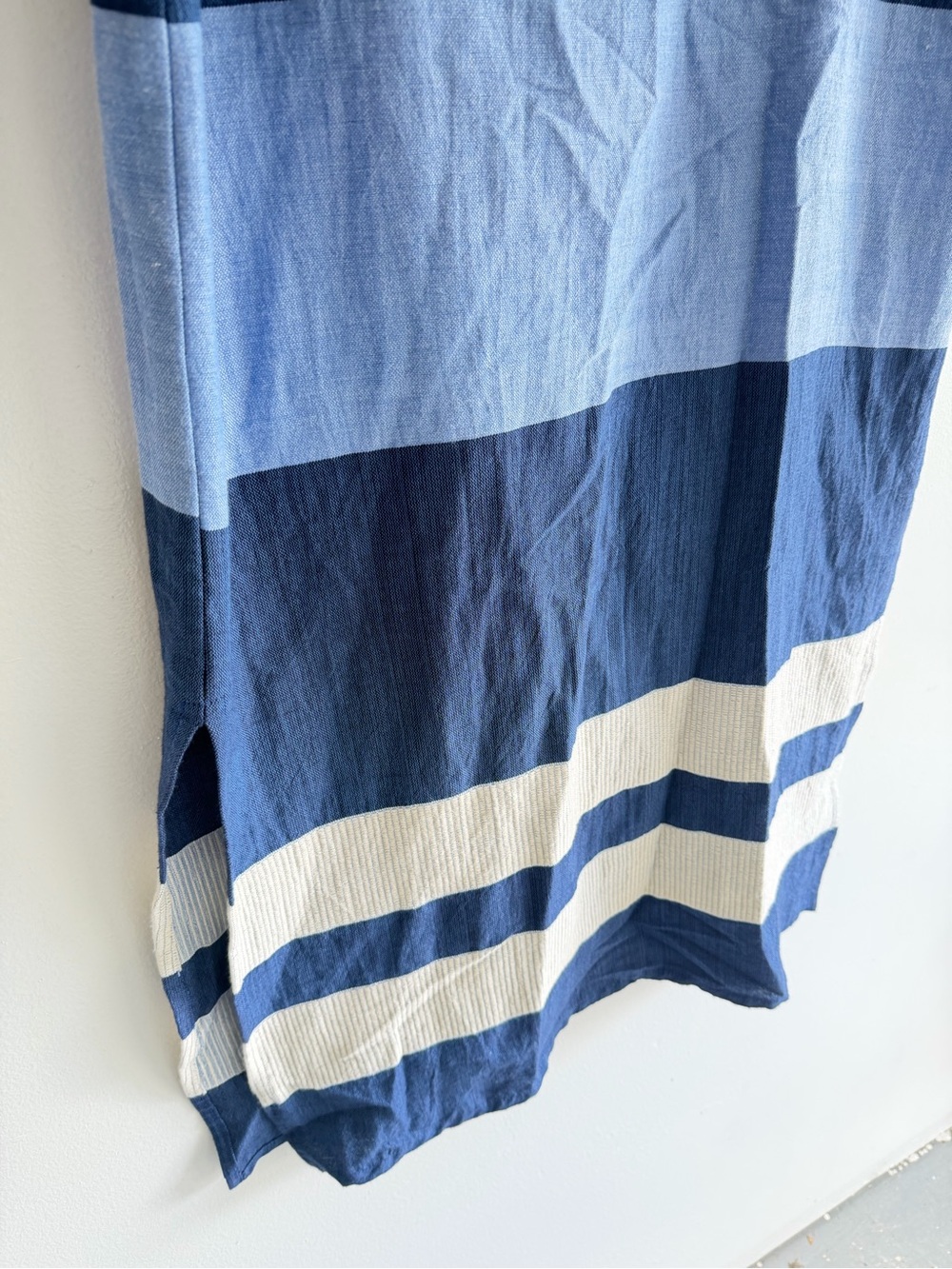 New! Lemlem Betami Azure Lilian Cover-Up Tank Midi Dress Size Medium 8429 - Picture 8 of 13